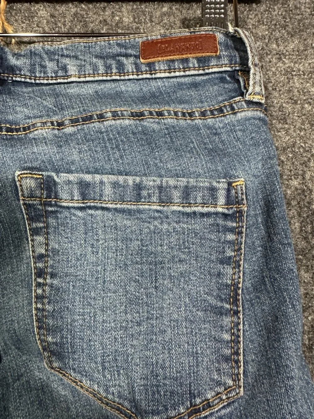 Blank NYC Jeans Womens 26 The Bond Mid Rise Skinny Distressed Cotton Stretch